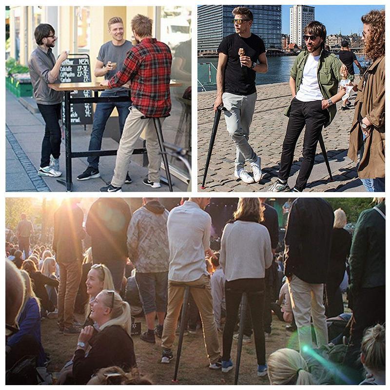 Compact Folding Mini Chair for Outdoor Events and Queuing