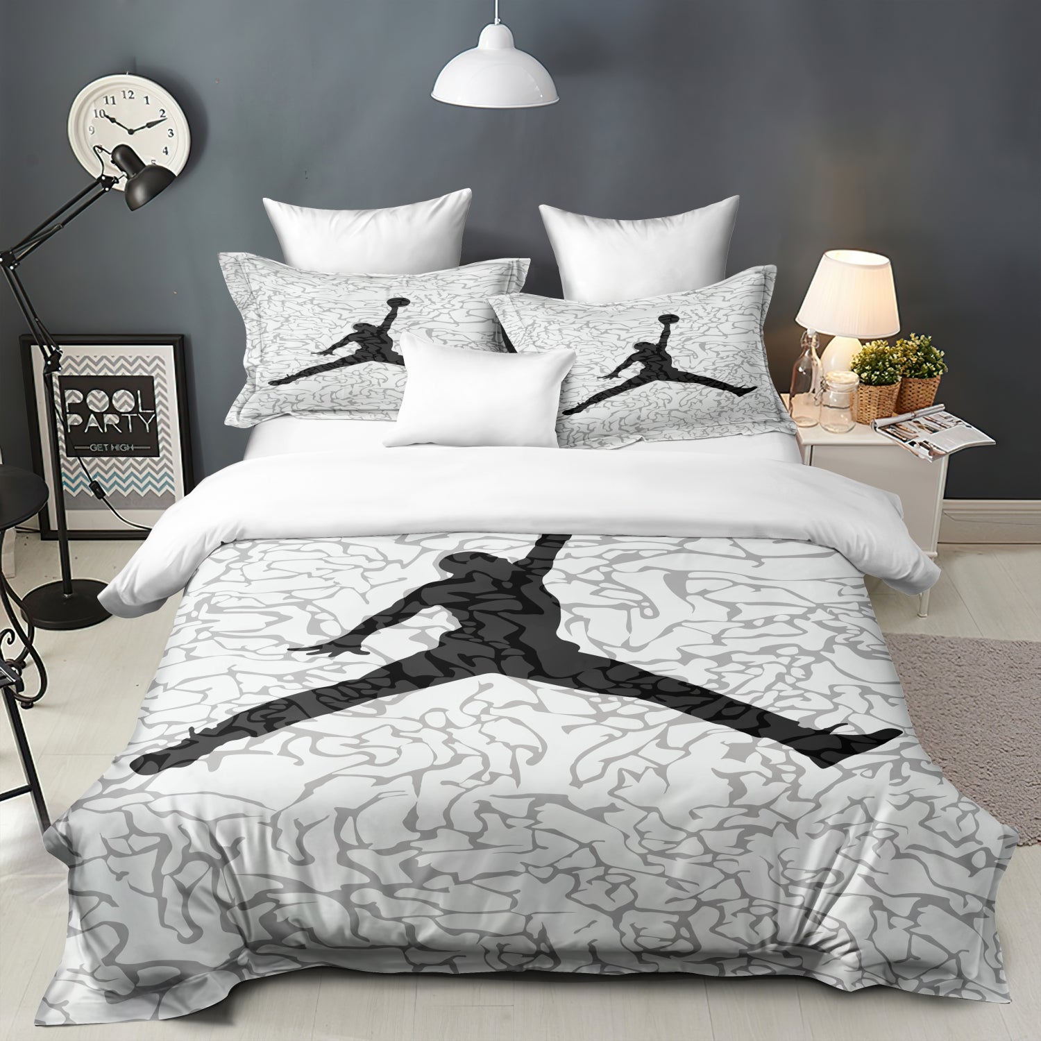 Soft Basketball-Themed Bedding Set for Cozy Comfort