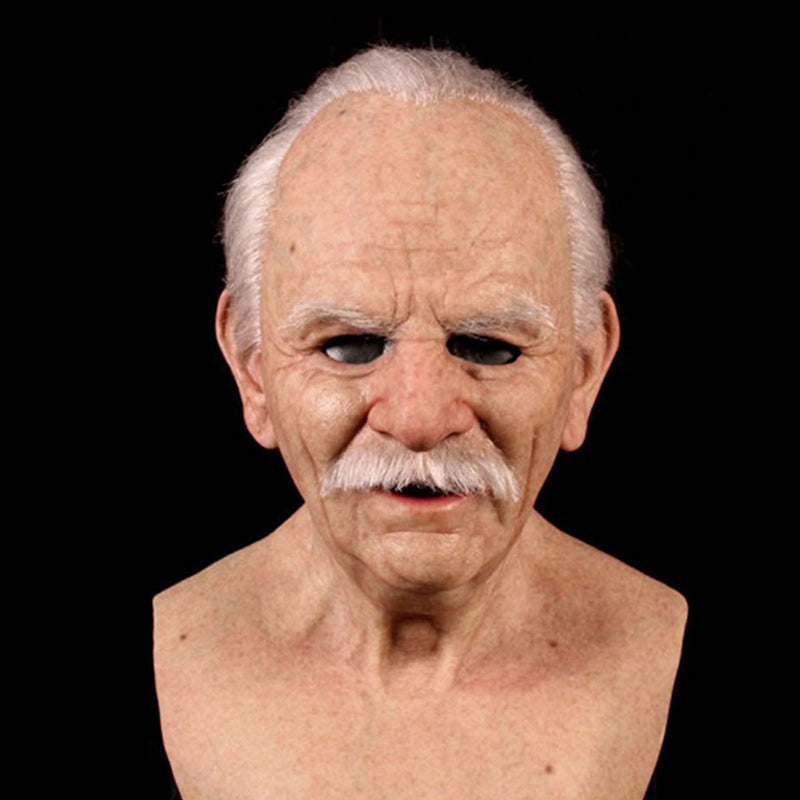 Realistic Full-Face Latex Mask for Halloween and Cosplay