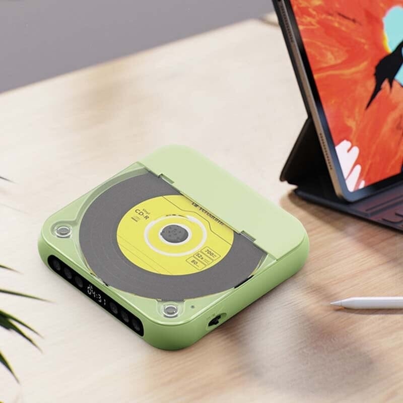 Portable CD Player with Bluetooth Connectivity