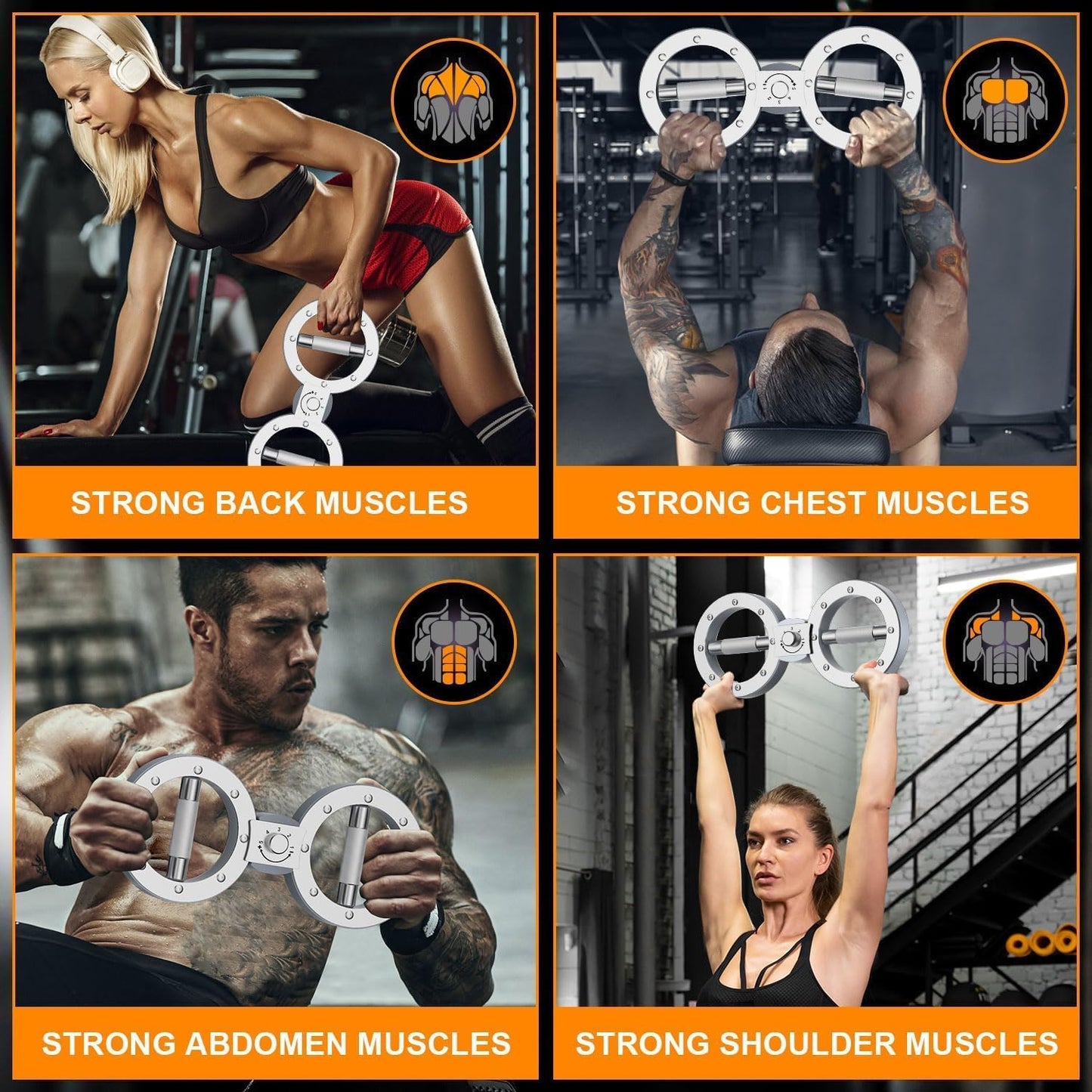 Adjustable Resistance Arm Exerciser with 360° Motion for Upper Body Fitness