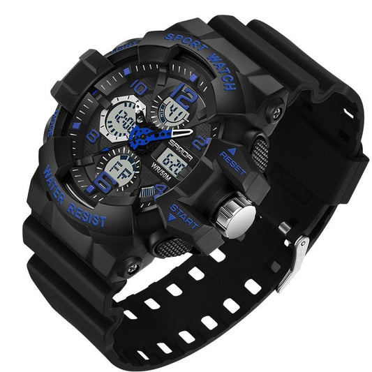 Tough Military-Grade Waterproof Digital Watch