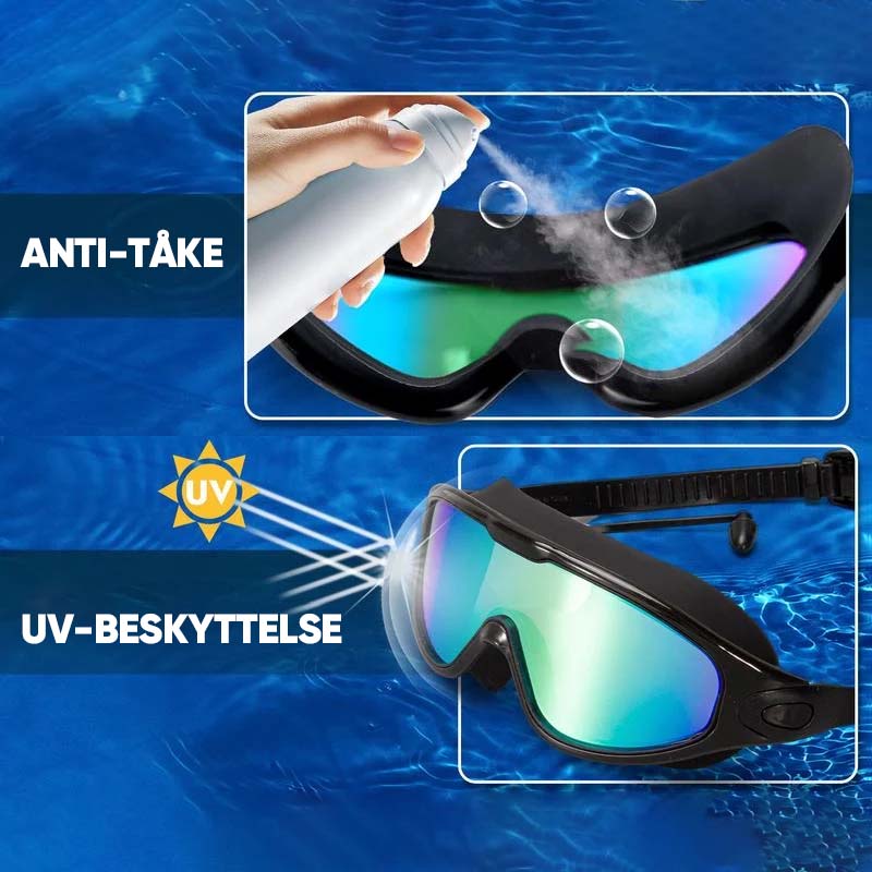 Anti-Fog Swimming Goggles with Wide View