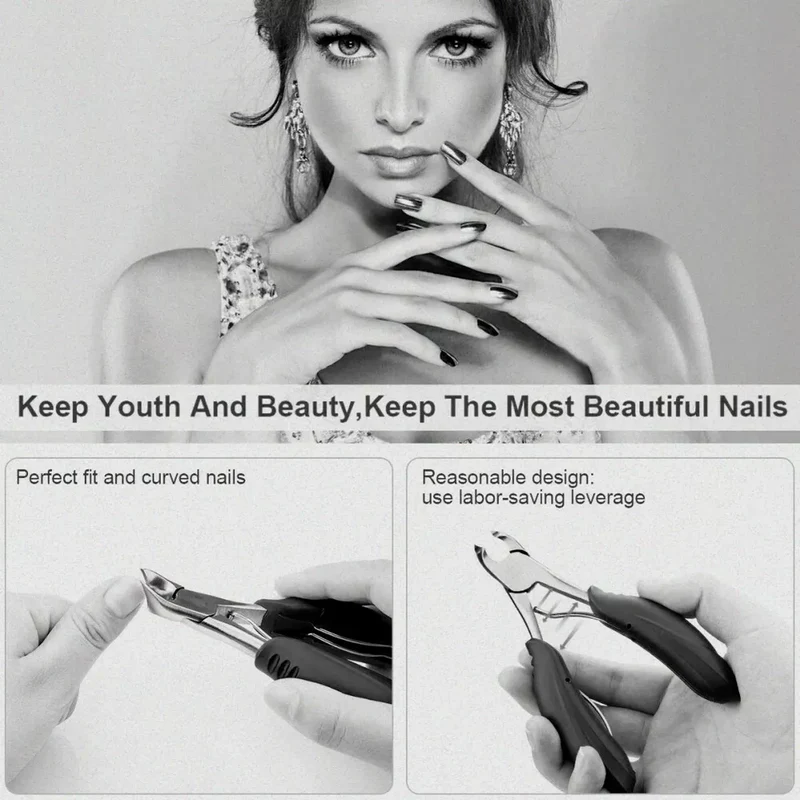 Toenail Clipper for Seniors, Sharp & Ergonomic for Thick Nails