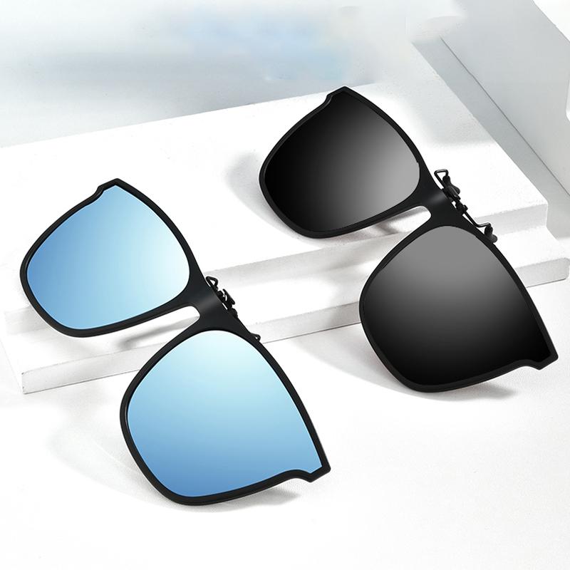 Polarized Clip-On Flip-Up Sunglasses for Prescription Glasses