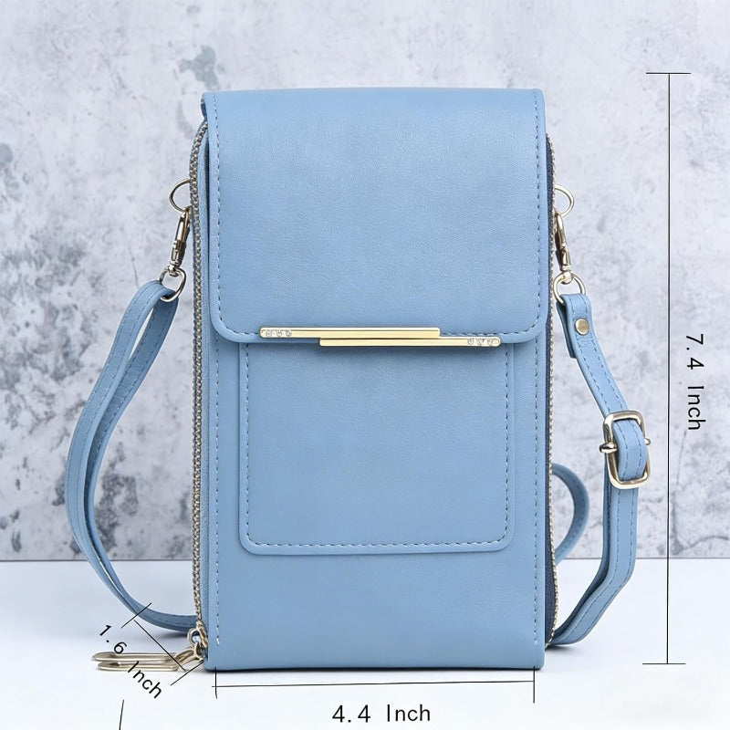 RFID Secure Crossbody Phone Wallet