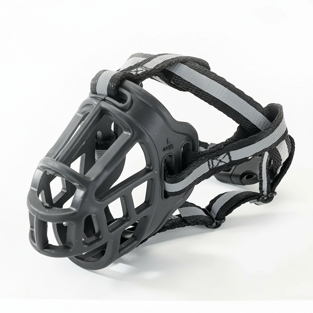 Dog Muzzle with Adjustable Fit for Safety and Comfort