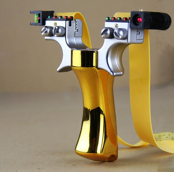 High-Precision Slingshot with Laser Targeting System