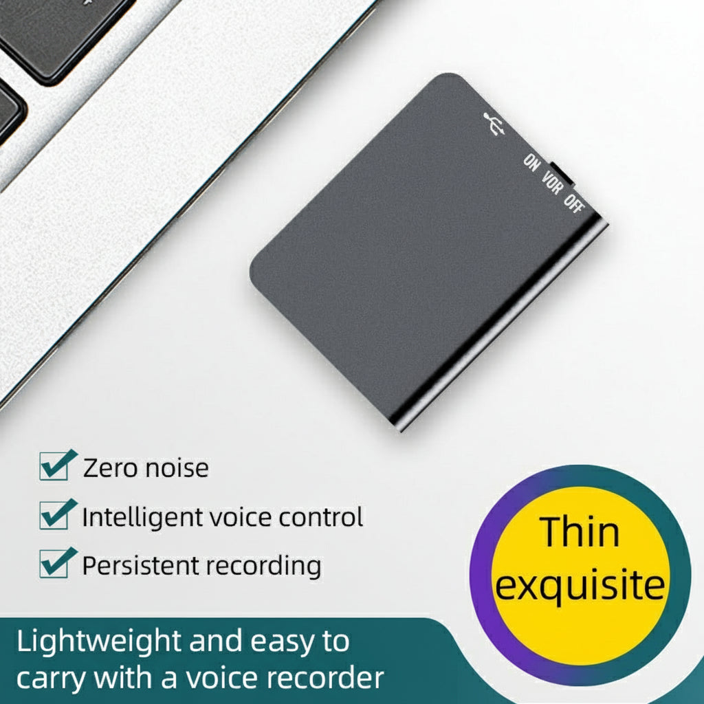 Compact Voice Recorder – Tiny, Stealthy, and High-Quality Audio Capture
