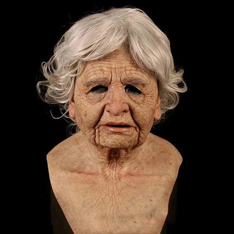 Realistic Full-Face Latex Mask for Halloween and Cosplay