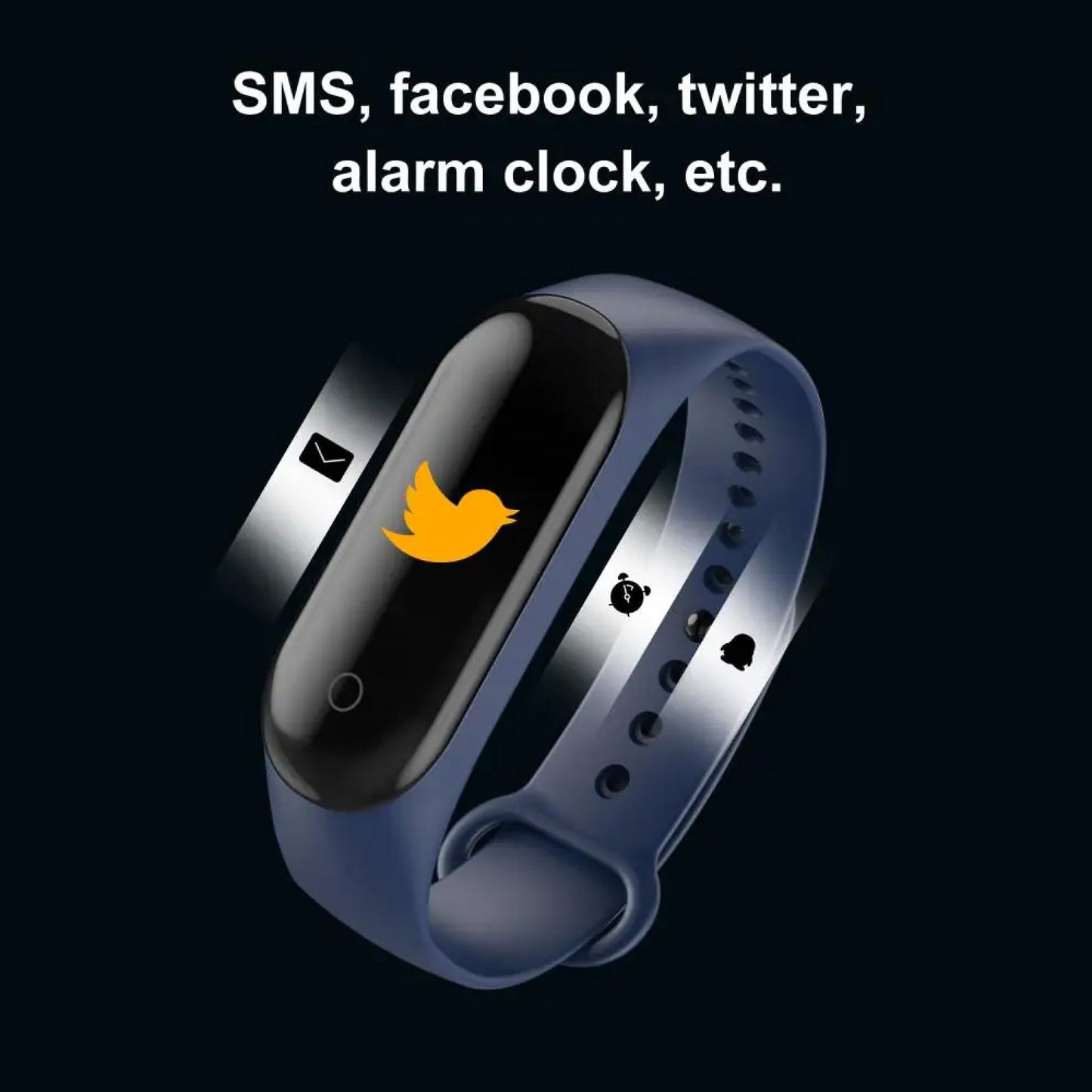 Smartwatch with Heart Rate and Blood Pressure Monitoring