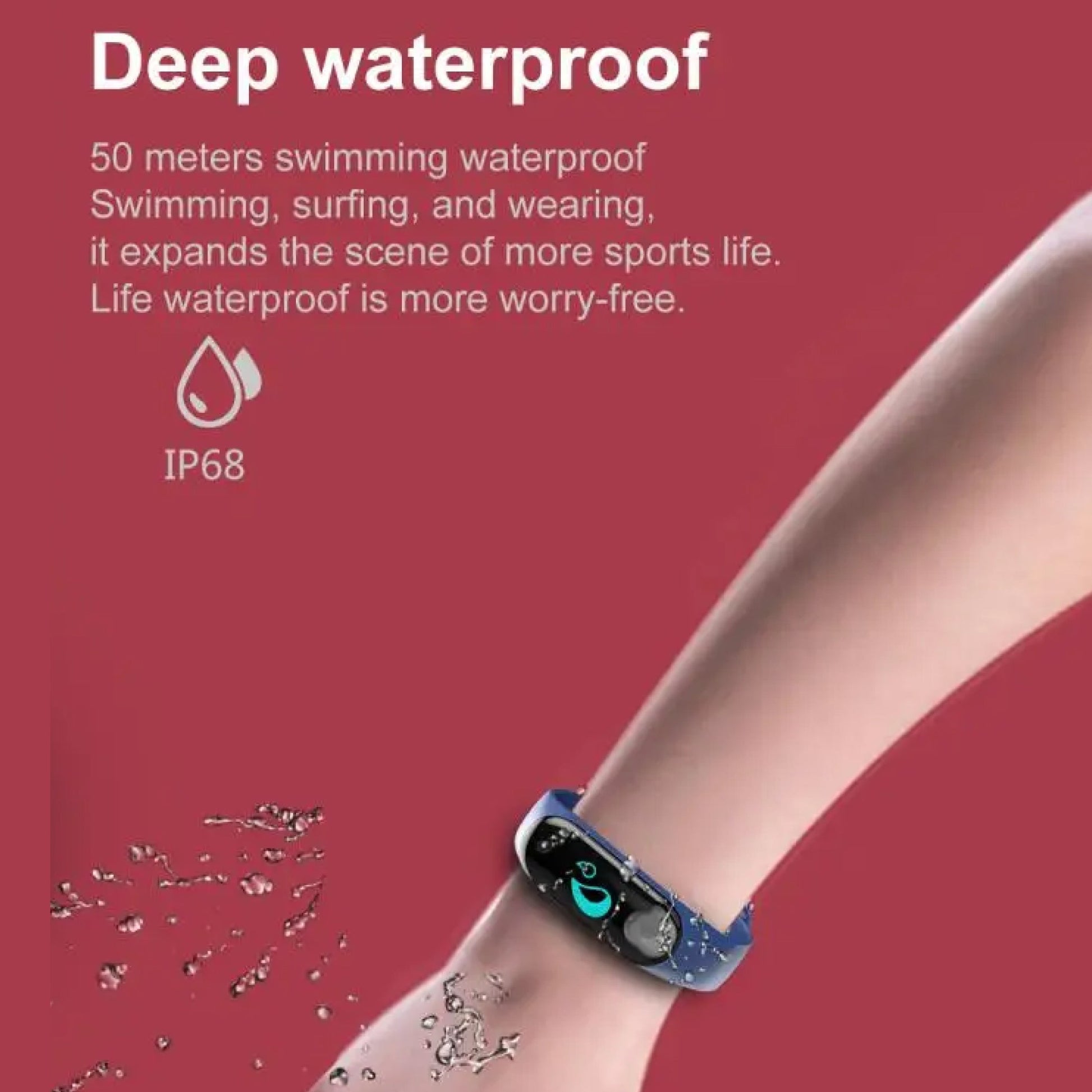 Smartwatch with Heart Rate and Blood Pressure Monitoring