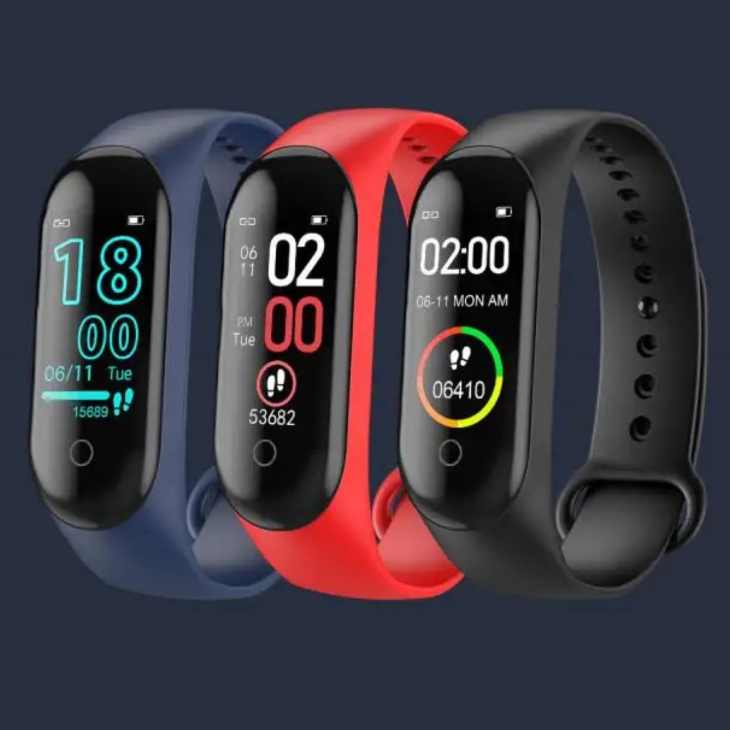 Smartwatch with Heart Rate and Blood Pressure Monitoring
