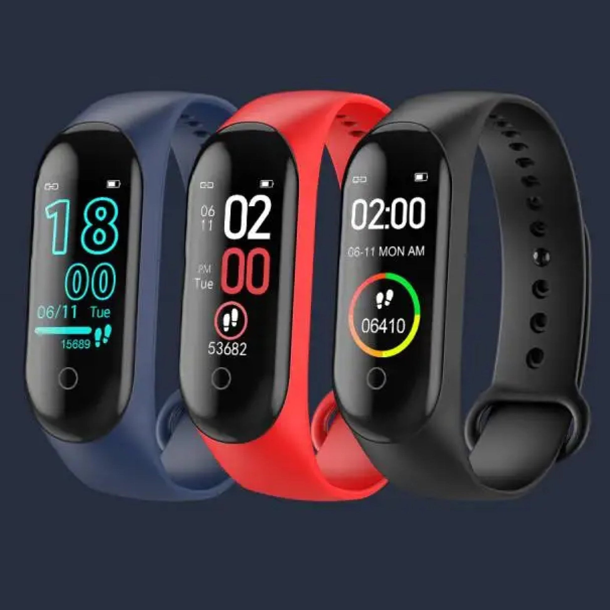 Smartwatch with Heart Rate and Blood Pressure Monitoring