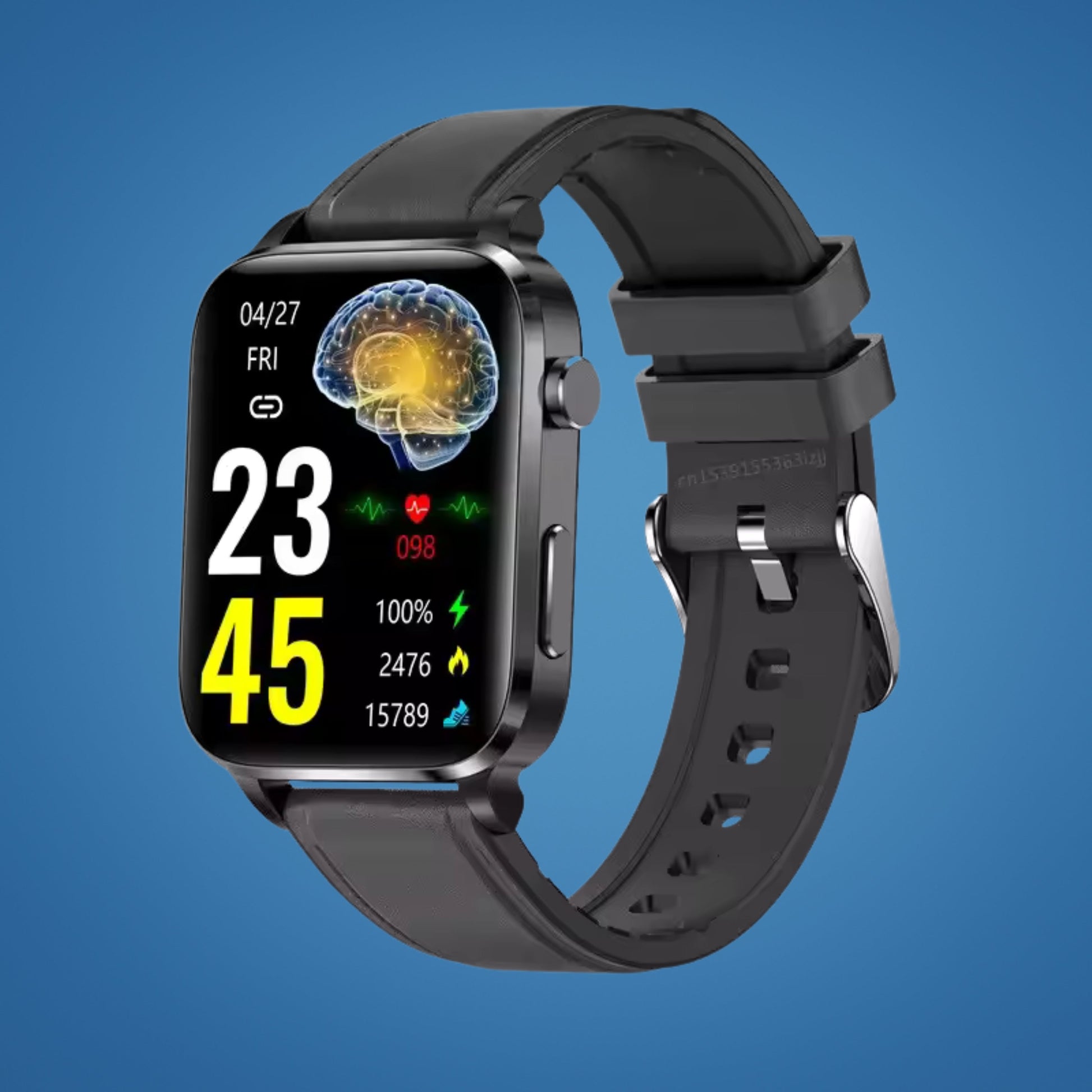 Non-Invasive Diabetes Smartwatch with HD Display – Pain-Free Glucose Monitor