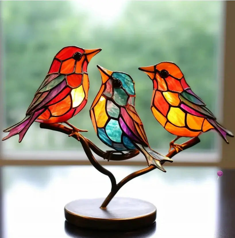 Bird Ornament for Window Décor