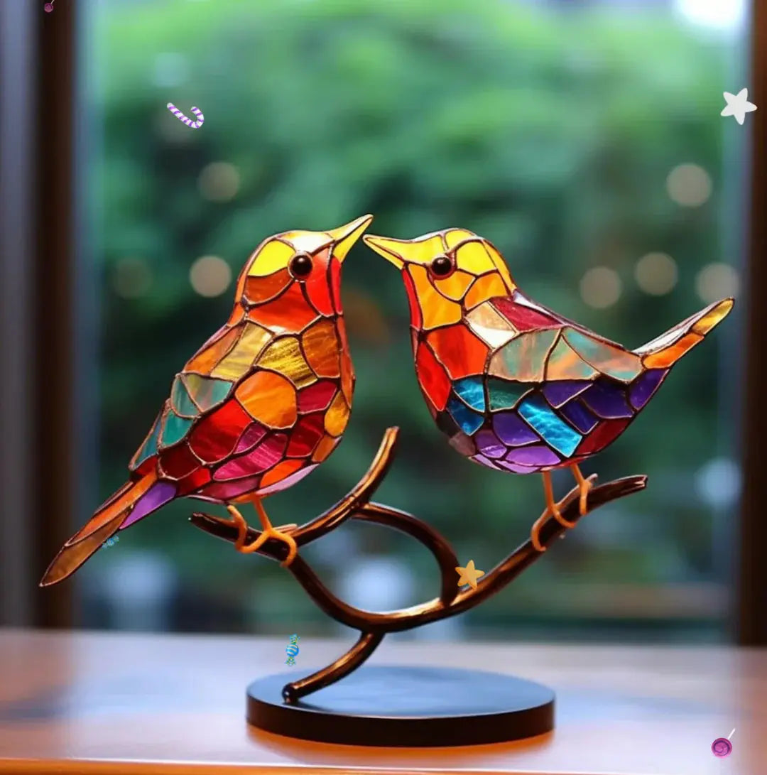 Bird Ornament for Window Décor