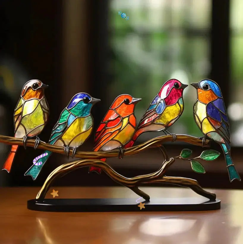 Bird Ornament for Window Décor