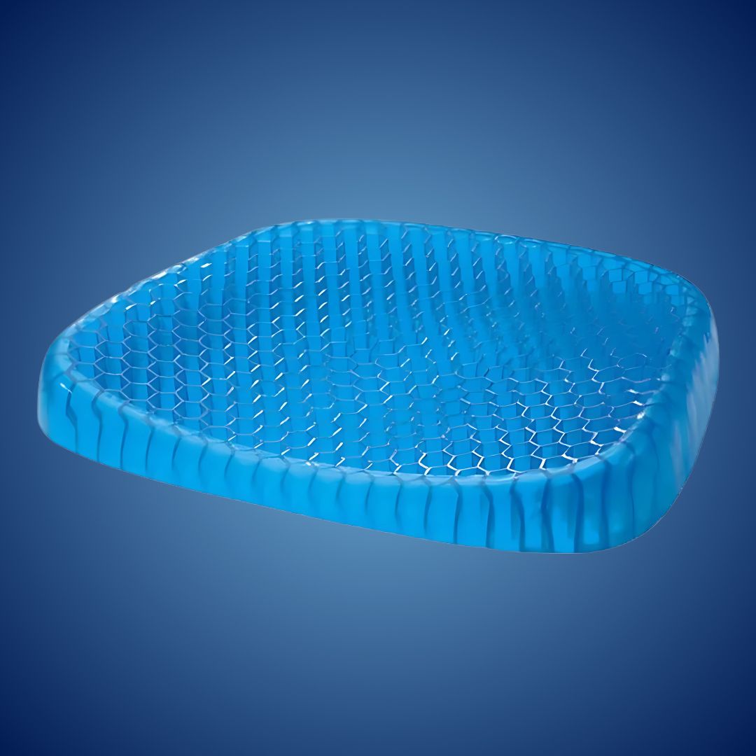 Orthopedic Gel Seat Cushion for Tailbone and Lower Back Support