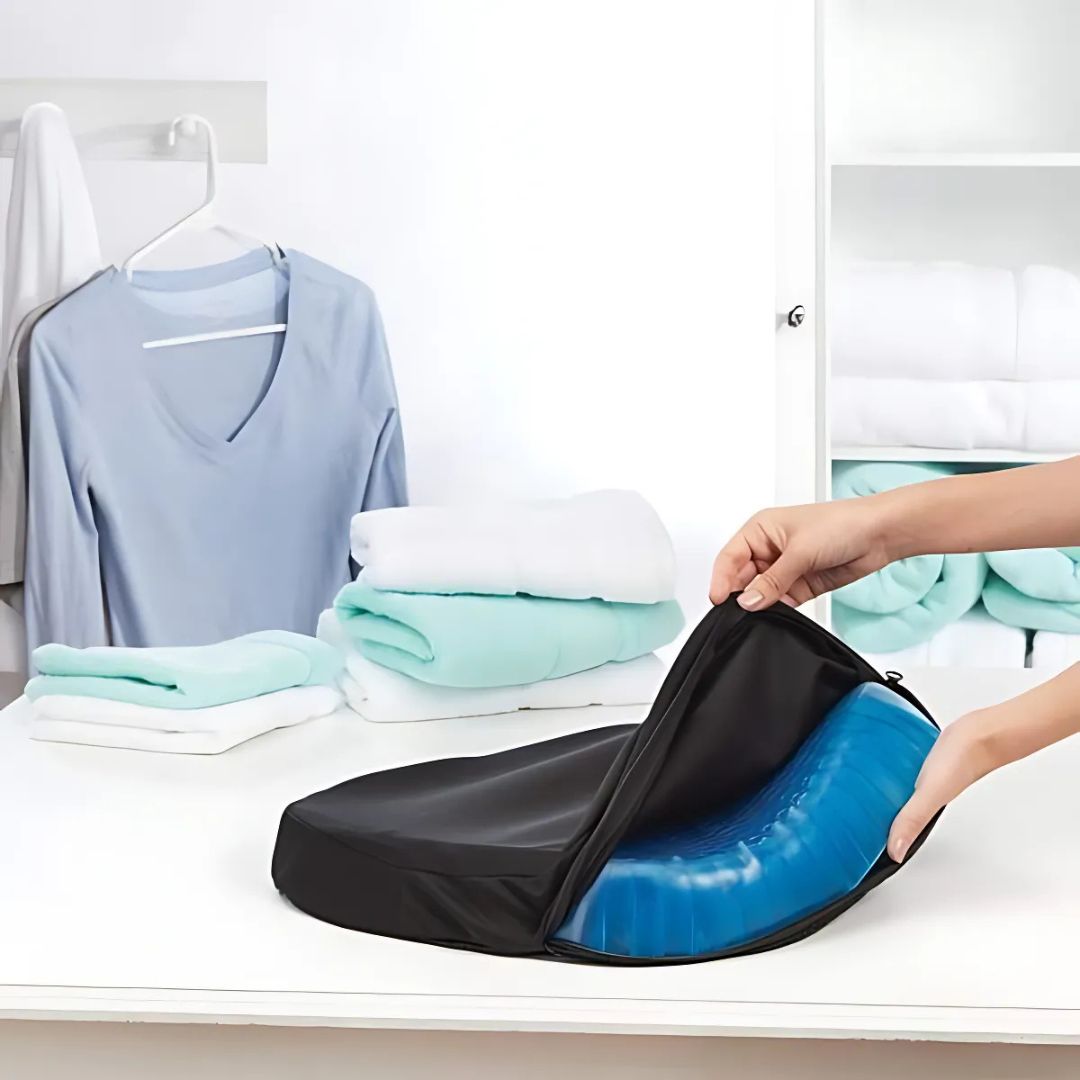 Orthopedic Gel Seat Cushion for Tailbone and Lower Back Support