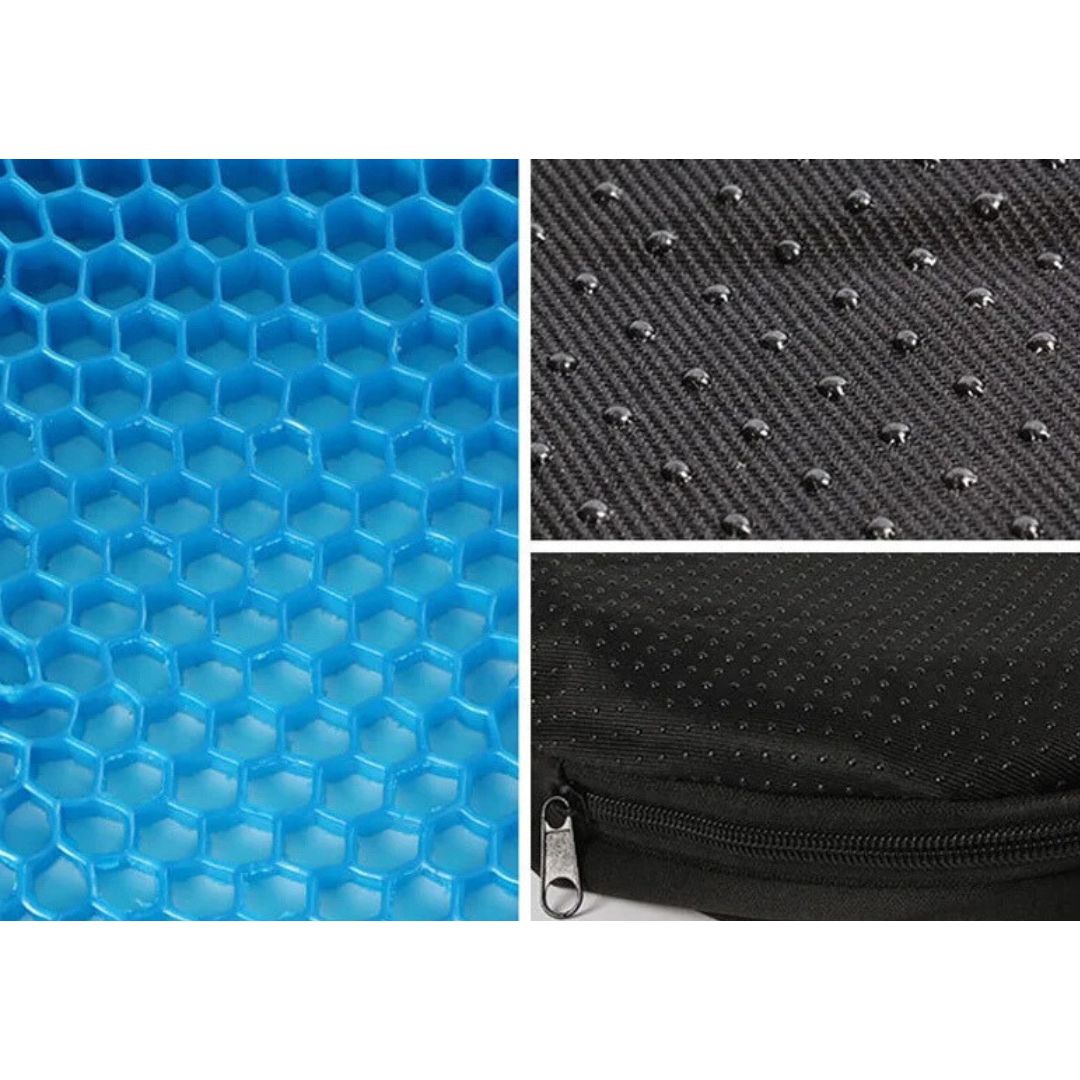 Orthopedic Gel Seat Cushion for Tailbone and Lower Back Support