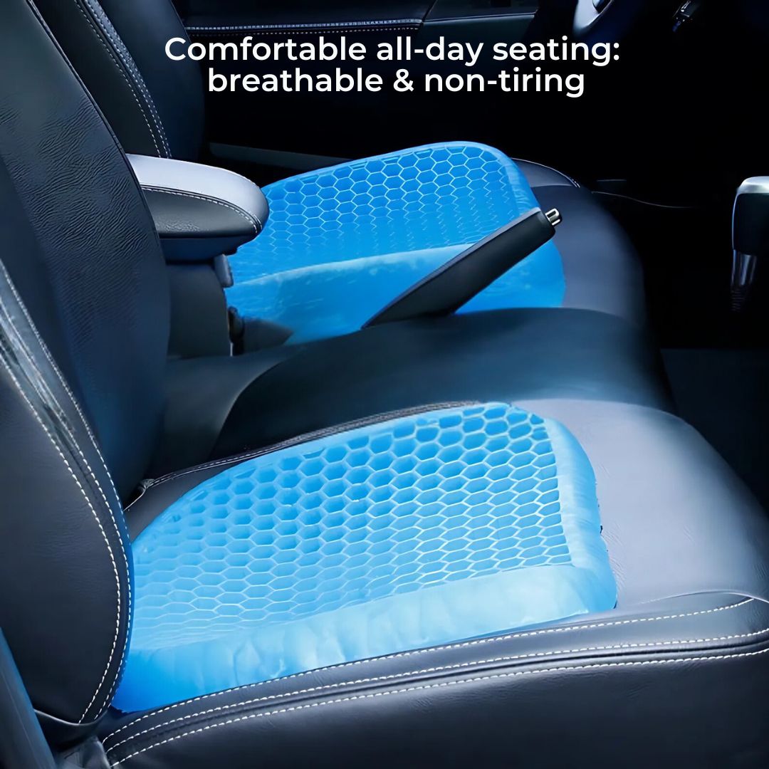 Orthopedic Gel Seat Cushion for Tailbone and Lower Back Support