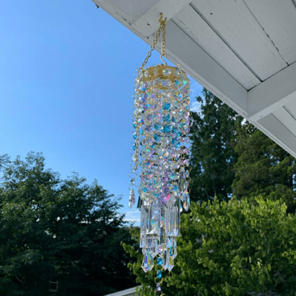 Tranquil Crystal Wind Chime for Serene Outdoor Spaces