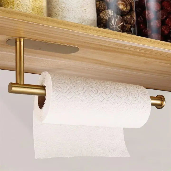 Elegant Space-Saving Kitchen Towel Holder – No Drilling Required