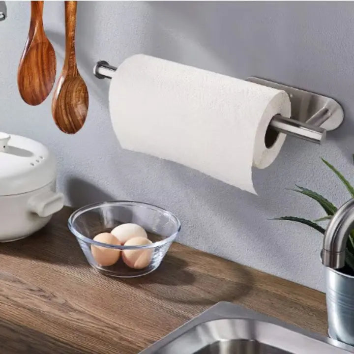 Elegant Space-Saving Kitchen Towel Holder – No Drilling Required