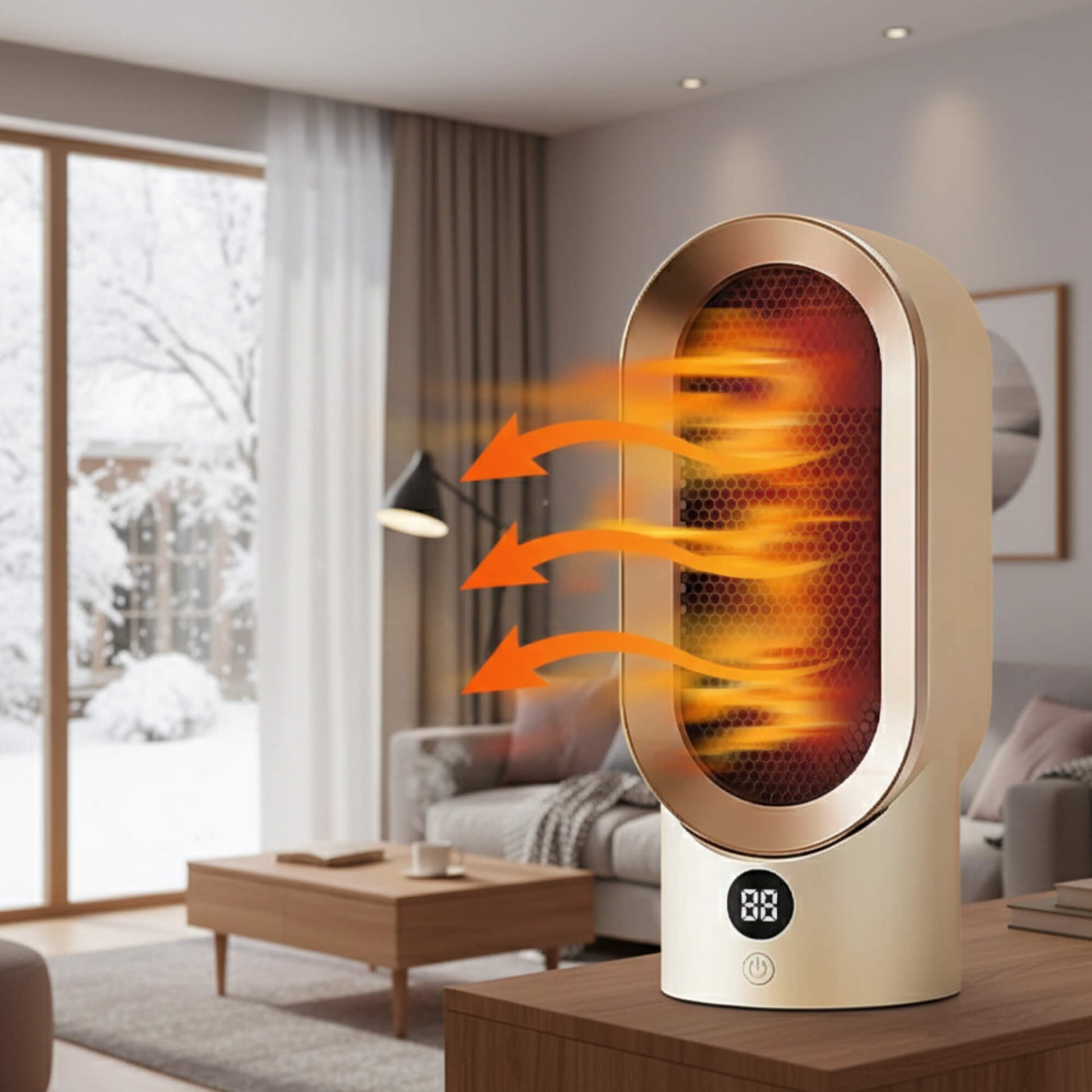 Energy-Saving Heater for Cozy Small Spaces
