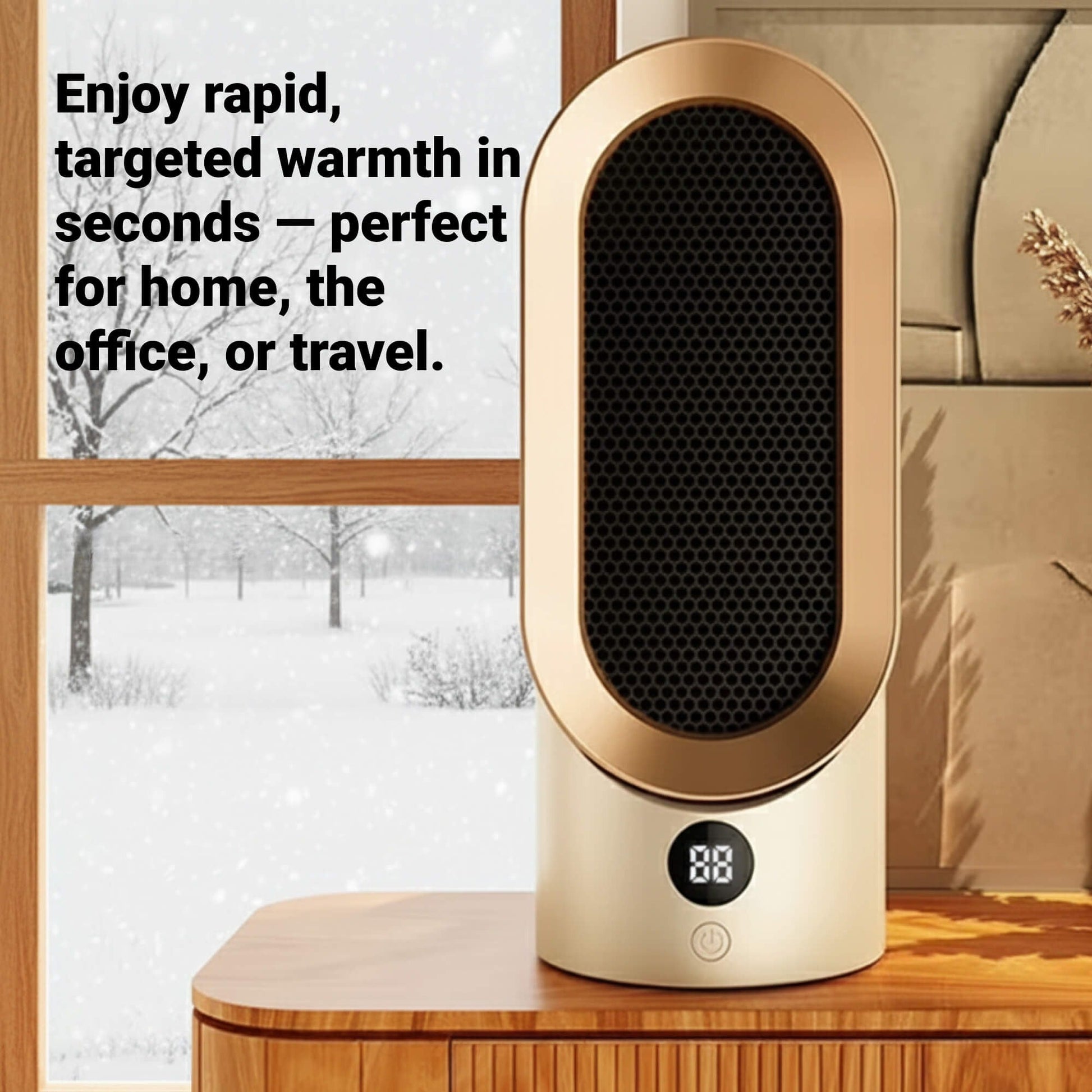 Energy-Saving Heater for Cozy Small Spaces