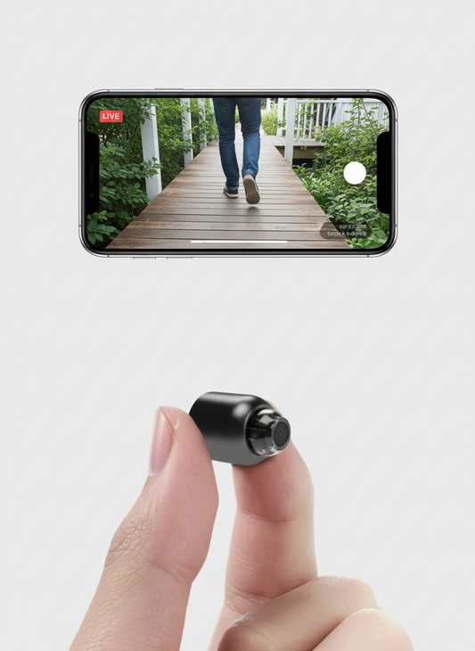 Compact Night Vision WiFi Security Camera for Home Surveillance