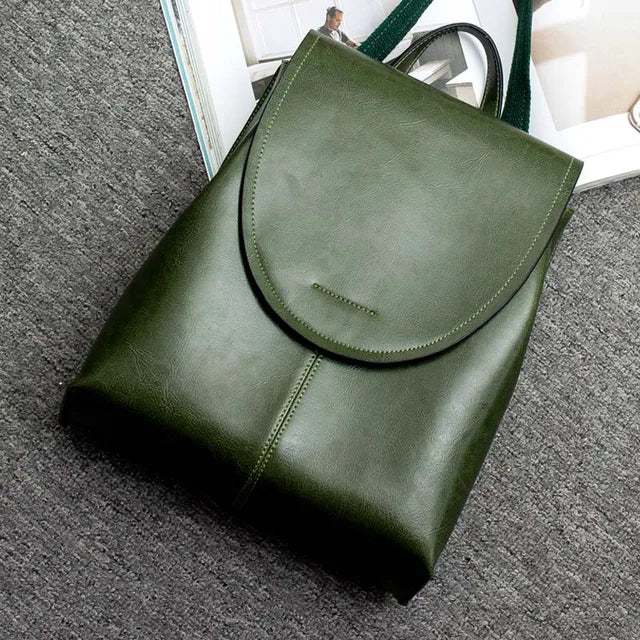 Trendy Women's Leather Backpack – Stylish, Versatile, and Eco-Friendly Design