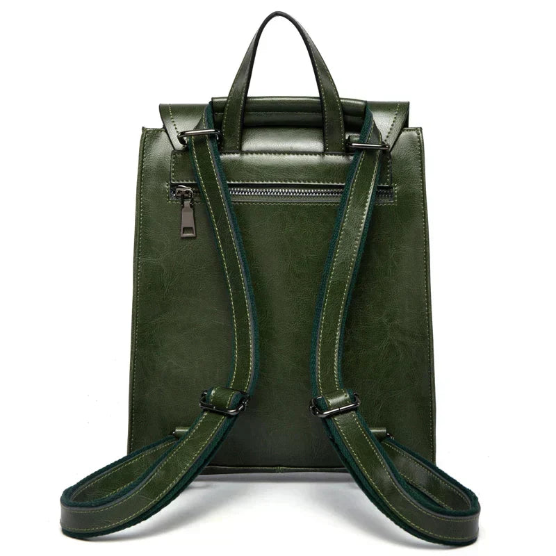 Trendy Women's Leather Backpack – Stylish, Versatile, and Eco-Friendly Design