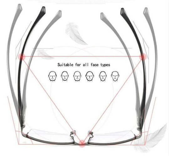 Clear Vision Multifocal Glasses with Smart Lenses