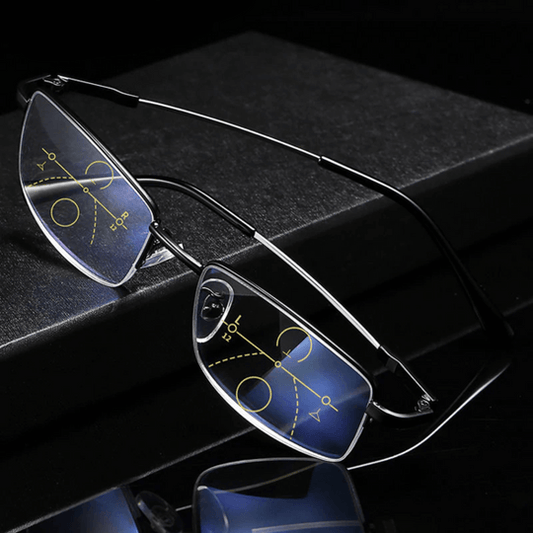 Clear Vision Multifocal Glasses with Smart Lenses