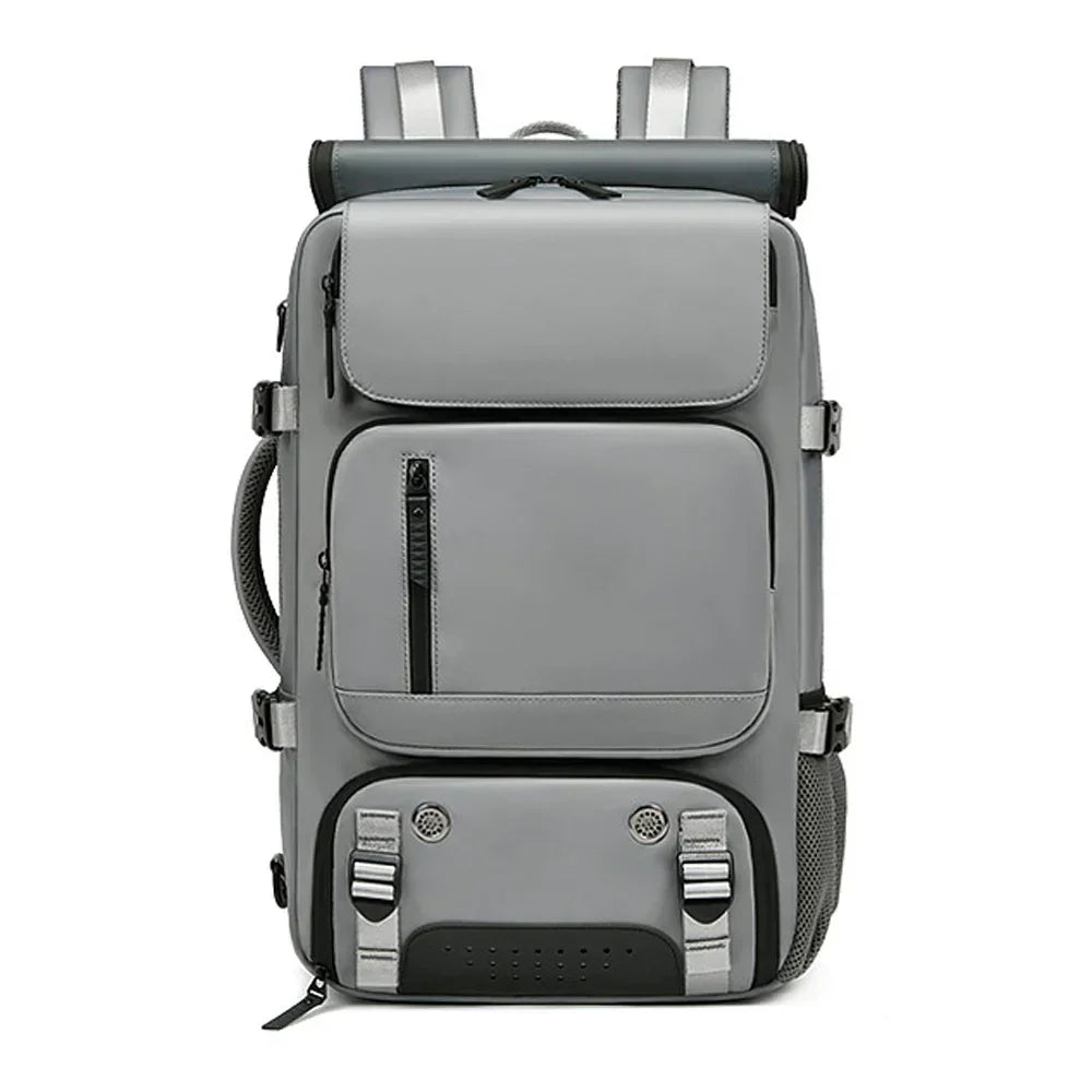 Large Waterproof Backpack for Travel with USB Charging Port