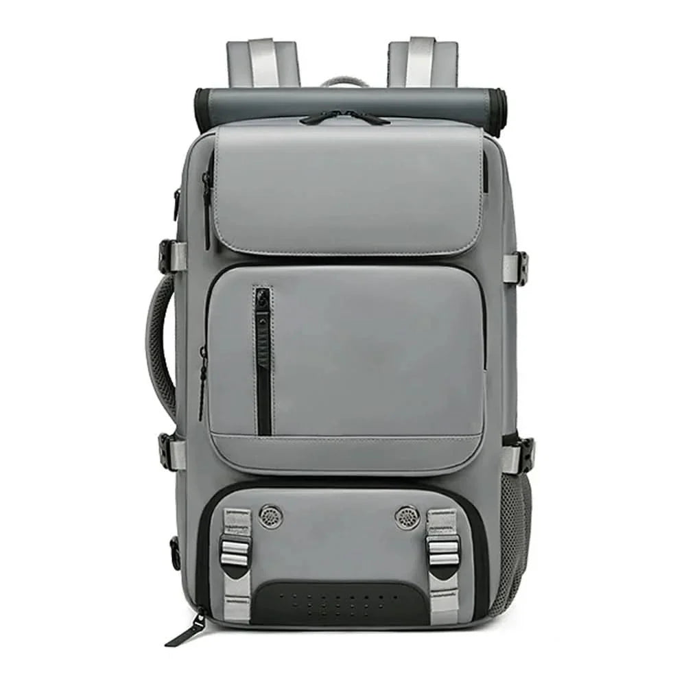 Spacious Waterproof USB Travel Backpack with Anti-Theft Features
