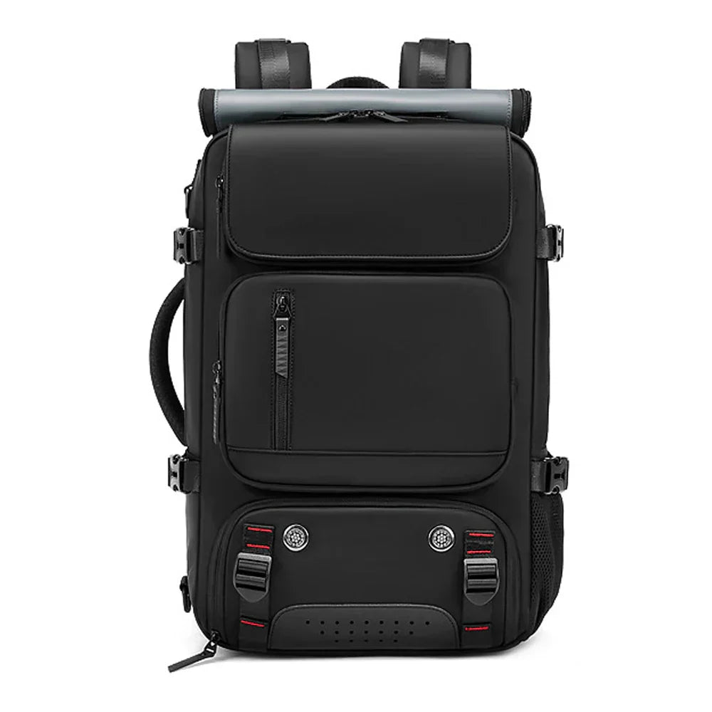Large Waterproof Backpack for Travel with USB Charging Port