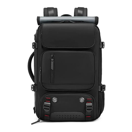 Spacious Waterproof USB Travel Backpack with Anti-Theft Features