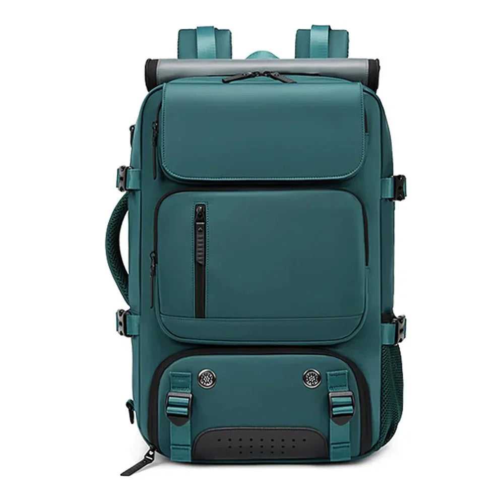 Large Waterproof Backpack for Travel with USB Charging Port