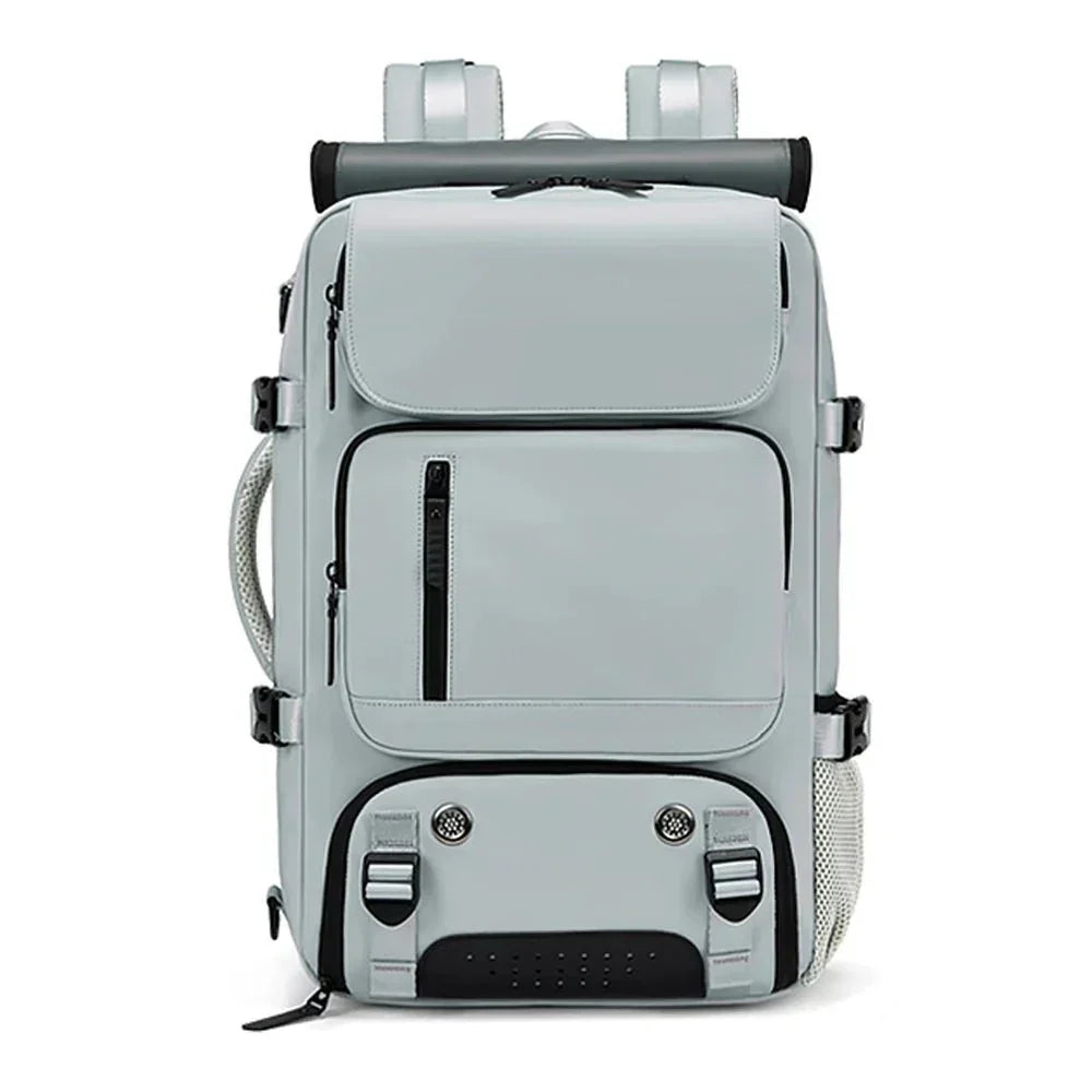 Large Waterproof Backpack for Travel with USB Charging Port