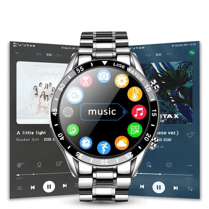 Luxury 4G Smartwatch – Stylish, Connected, and Full of Features