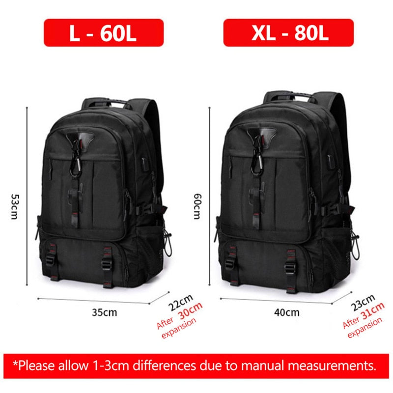 Large Capacity Outdoor Travel Backpack for Hikers