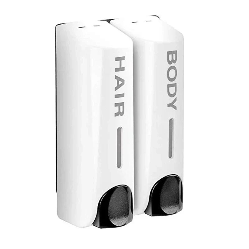 Wall-Mounted Bathroom Shower Dispenser for Shampoo and Conditioner