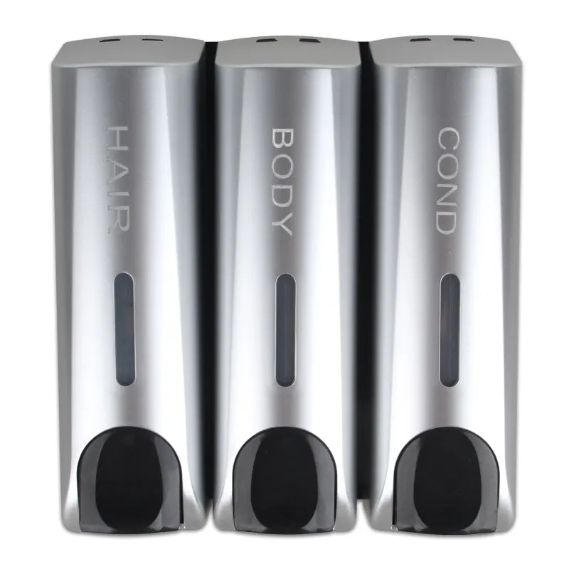 Wall-Mounted Bathroom Shower Dispenser for Shampoo and Conditioner