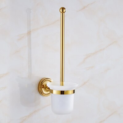 Gold Bathroom Accessory Set