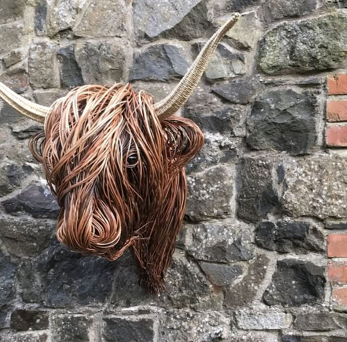 Rustic Cow Head Wall Art for Distinctive Home Decor