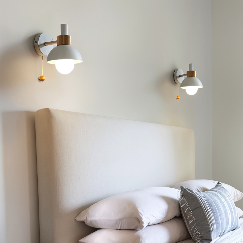 Pastel Accent Wall Lamp for Bedrooms and Living Spaces