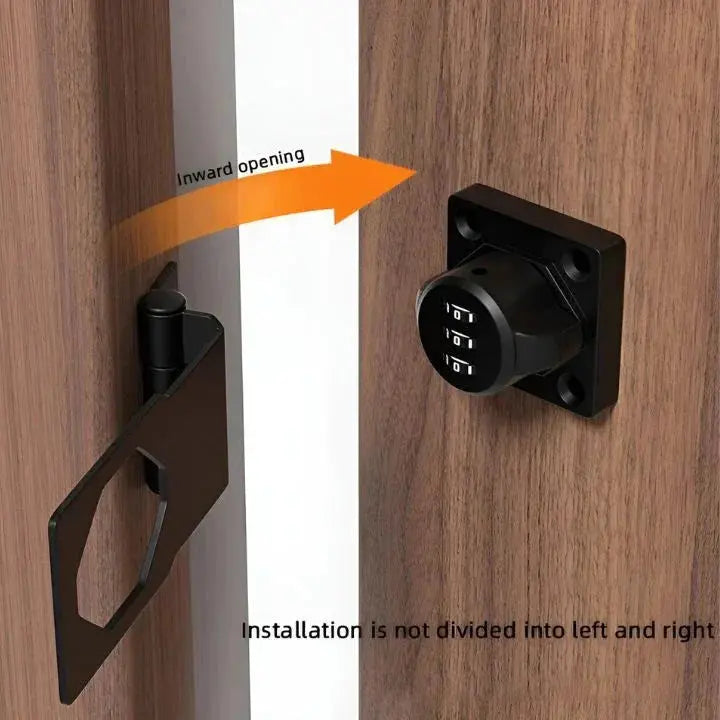 Zinc Alloy Keyless Combo Lock for Doors – 1000 Code Options
